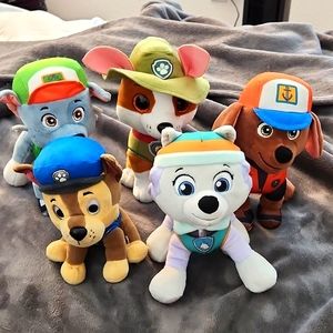 Paw patrol plush figures